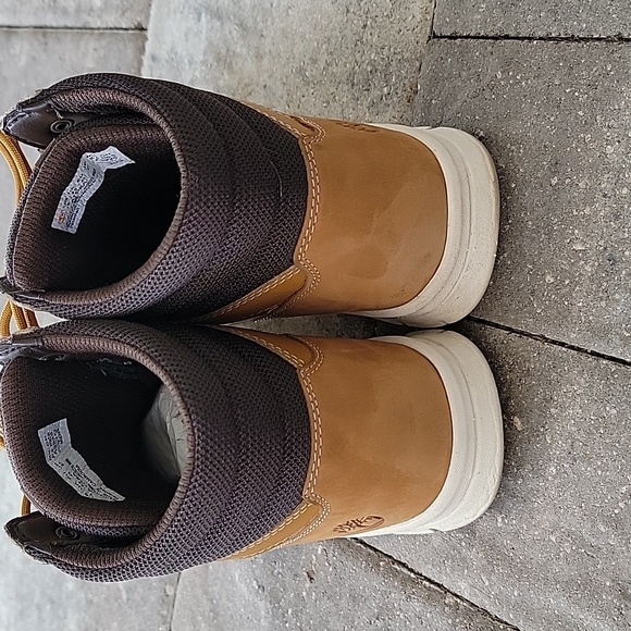 Timberland Graydon Sneaker Lace-up Boot Wheat Nubuck Sz 9 - Picture 4 of 9